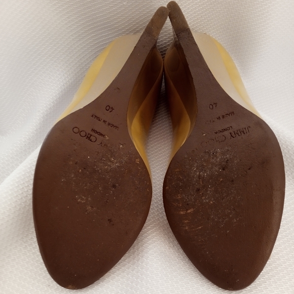 Jimmy Choo open toe wedge heels - Picture 5 of 7